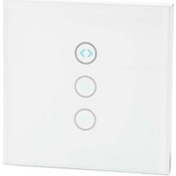 Διακόπτης Τοίχου NEDIS Wi-Fi Smart WIFIWC10WT - Λευκό