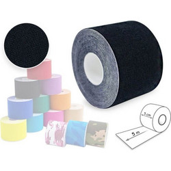 Tape Κινησιοθεραπείας 5m x 5cm Black Kinesiology Tape