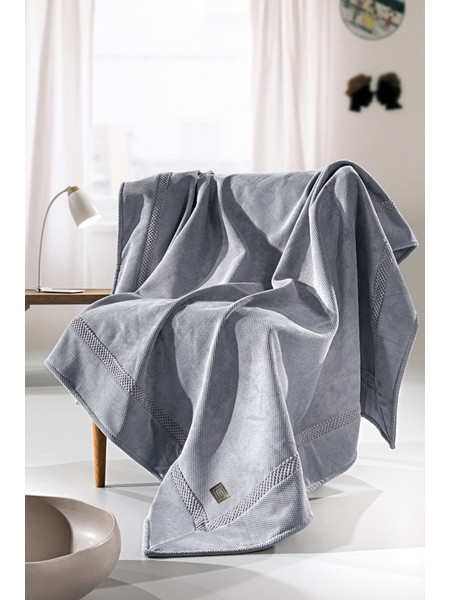 Guy Laroche Ριχτάρι Τριθέσιου Καναπέ 170x300 Rubicon Silver