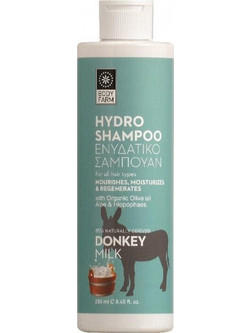 Bodyfarm Donkey Milk Φυτικό Σαμπουάν & Αφρόλουτρο 250ml