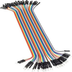 TIPA Connecting wires dupont 40pin, length 20cm, male-female
