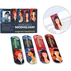 ΜΑΓΝΗΤΙΚΟΣ ΣΕΛΙΔΟΔΕΙΚΤΗΣ SET 4 MODIGLIANI 20X54