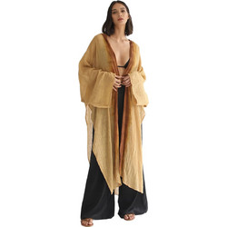 STUDIO TIA W RHEA HOODED CAPE - RHEA-INOM-SHAR-IN GD MULTI