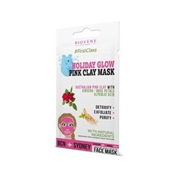 Biovene Holiday Glow Pink Clay Κρεμώδης Μάσκα Προσώπου για Λάμψη με Άργιλο 12.5ml