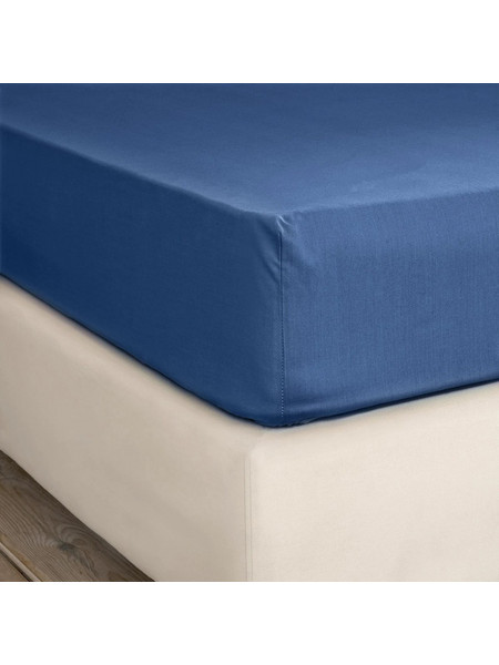 Nima Σεντόνι King Size 270x280 Unicolors Dark Denim