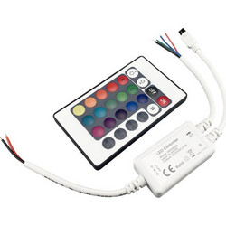 Ελεγκτής LED RGB ταινιών 6A με ισχύ 72W/12V 144W/24V με τηλεχειριστήριο IP20 - MINI2RGB