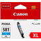 Canon CLI-581 XL Cyan Μελάνι Εκτυπωτή Inkjet 2049C001