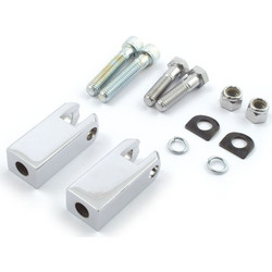style XL passenger peg brackets. Chrome