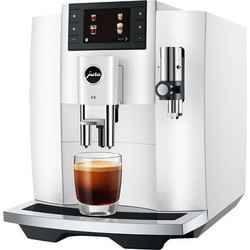 Jura E8 Piano White Αυτόματη Μηχανή Espresso 1450W 15bar με Μύλο