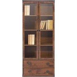ΒΙΤΡΙΝΑ ΜΕ ΣΥΡΤΑΡΙΑ 80/195,5/40cm ST.MORITZ 022 ΣΚ.ΚΑΦΕ shutter oak ΜΕΛΑΜΙΝΗ (ΠΕΡΙΛΑΜΒΑΝΕΤΑΙ ΟΔΗΓΟΣ ΣΥΝΑΡΜΟΛΟΓΗΣΗΣ)