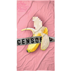 John Frank Censored Πετσέτα Θαλάσσης Ροζ 80x150cm