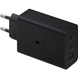 Samsung EP-T6530 Φορτιστής Χωρίς Καλώδιο με Θύρα USB-A & 2 Θύρες USB-C 65W Power Delivery Black
