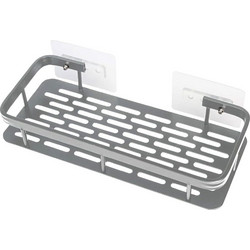 Ράφι τοίχου HOME USE μεταλλικό διαστάσεων 30x5x13cm σε ασημί χρώμα