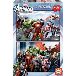 Παιδικό Puzzle Educa Marvel Avengers 2x100 Κομμάτια