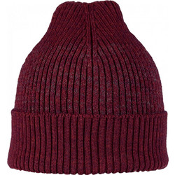 Buff Beanie Unisex Σκούφος Πλεκτός σε Μπορντό χρώμα 132339.653