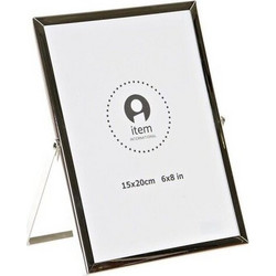 Κορνίζα DKD Home Decor Ασημί Μέταλλο Παραδοσιακά 16 x 2 x 21 cm
