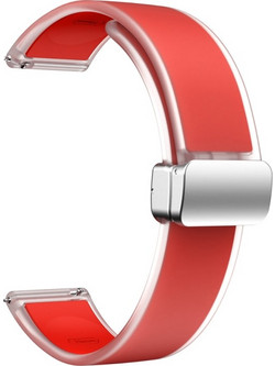 Amazfit GTS 3 Λουράκι Σιλικόνης Magnetic Red