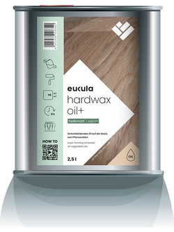 EUKULA HARDWAX OIL+ SATIN - ΛΑΔΙ ΣΤΡΩΣΕΩΝ (LAYERS) SEMI-ΜΑΤ 2,5L 0153002590