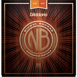 D'Addario NB Σετ 6 Χορδές Ακουστικής Κιθάρας Bronze 10-47" Extra Light Tension