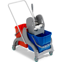 TTS Cleaning Double Nick Litght Καρότσι Σφουγγαρίσματος 2x25L