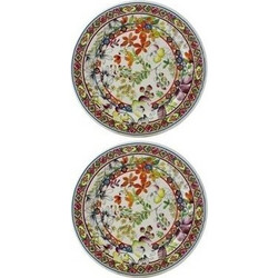 Gien Σουβέρ Mε Λουλούδια Bagatelle Faience Σετ 2 Tεμαχίων (13 cm)