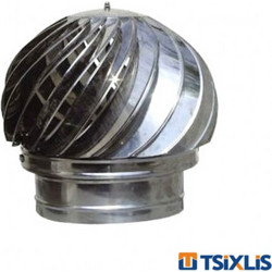 Καπέλο Περιστρεφόμενο Σόμπας INOX Φ150