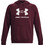 Under Armour Rival Fleece Logo Hoodie Ανδρικό Αθλητικό Φούτερ με Κουκούλα Μπορντό 1379758-600