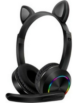 AKZ-K23 Ασύρματο Gaming Headset On Ear Black