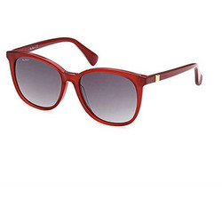 Max Mara MM0022/S 66B Γυναικεία Γυαλιά Ηλίου Τετράγωνα Κοκάλινα Κόκκινα με Μαύρο Degradee Φακό