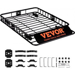 VEVOR Σχάρα Οροφής, 117.5 x 91.5 x 11.4 cm, 90.7 kg, Κατάλληλη για SUV/Φορτηγά/Οχήματα CDXLJJ2463645I36LV0