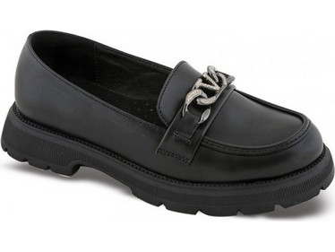 Smart Kids Παιδικό Loafer SD12175 Μαύρο Ματ