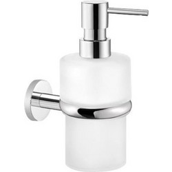 Sanco Twist Επιτοίχιο Dispenser Γυάλινο Χρωμέ 14322-A03
