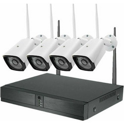 Ασύρματο Καταγραφικό WIFI KIT (4 Καμερες)