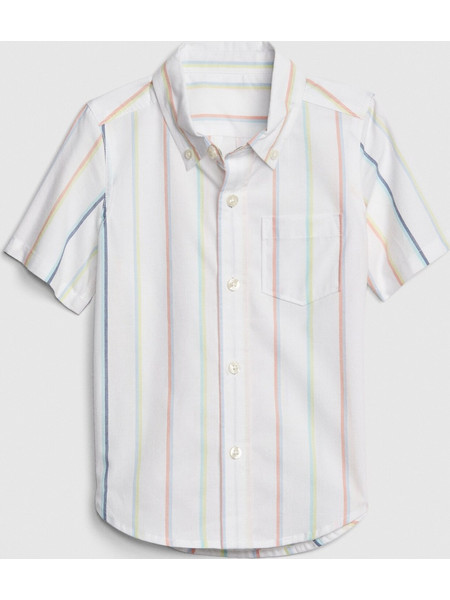 Νηπιακό Ριγέ Κοντομάνικο Πουκάμισο multi stripe
