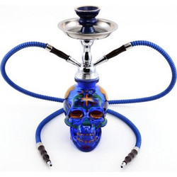 Ναργιλές διπλός ATOMIC LA CATRINA BLUE 39cm 0230098