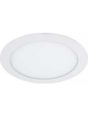 Φωτιστικό Πάνελ Χωνευτό Slim LED 18W Λευκό 6500K Φ22,5cm Panel Slim 225 20456 Interlight -20458-Λευκό 20458
