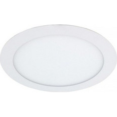 Φωτιστικό Πάνελ Χωνευτό Slim LED 18W Λευκό 6500K Φ22,5cm Panel Slim 225 20456 Interlight -20458-Λευκό 20458
