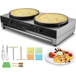 VEVOR Ηλεκτρική Κρεπιέρα 16" 3400W Διπλή Κεφαλή Επαγγελματική SYJBJZYBP2ZF9O1N5V2
