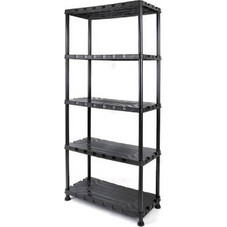 TACTIX ΡΑΦΙΕΡΑ ΠΛΑΣΤΙΚΗ ΜΕ 5 ΠΛΑΣΤΙΚΑ ΡΑΦΙΑ Μ74xΠ32xΥ171cm (320402)