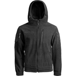Ζακέτα Fleece Κουκούλα Cold Weather Mil-Tec - Μαύρο