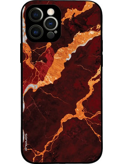 Sonique Marble Series Θήκη iPhone 12 Pro Red