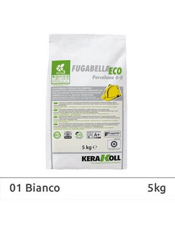 Kerakoll Fugabella Eco Porcelana 0-8mm Αρμόστοκος 01 Bianco 5kg