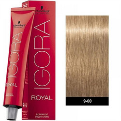 Schwarzkopf Igora Royal 9-00 Ξανθό Πολύ Ανοιχτό Έντονο Φυσικό Μόνιμη Βαφή Μαλλιών 60ml