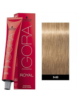 Schwarzkopf Igora Royal 9-00 Ξανθό Πολύ Ανοιχτό Έντονο Φυσικό Μόνιμη Βαφή Μαλλιών 60ml