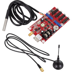 90388 Ασύρματος Controller WiFi TF-A6UW-4 με Είσοδο USB και Αισθητήρα Θερμοκρασίας με 4 Εξόδους HUB για Μονόχρωμη Κυλιόμενη Πινακίδα LED
