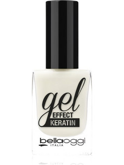 Bella Oggi Gel Effect Keratin 401 Milky White Gloss Βερνίκι Νυχιών Μακράς Διαρκείας 10ml
