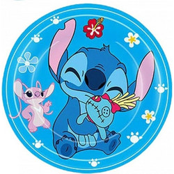 Σετ Χάρτινα Πιάτα για Πάρτυ 18cm 6 τεμαχίων Stich