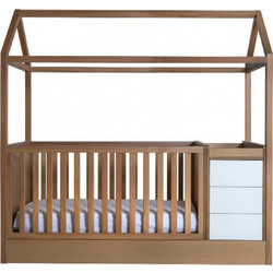 Santa Bebe Maya Plus Πολυμορφική Κούνια για Στρώμα 70x140cm Καφέ
