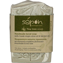 Sapon Handmade Tea Tree Χειροποίητο Σαπούνι 100gr