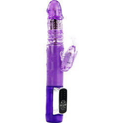 EasyToys Rabbit Butterfly Δονητής Rabbit 25cm Μωβ